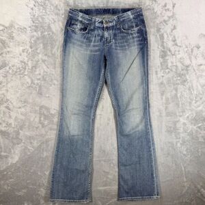 Women’s Light Wash Straight Leg Jeans - Blue